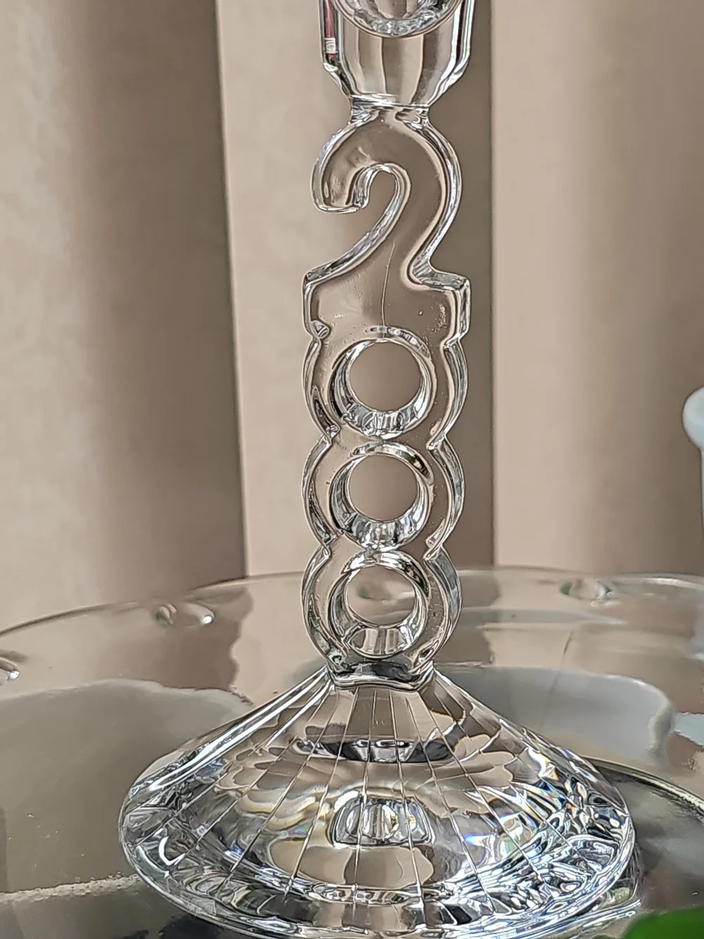 Cristal D’Arques France Millennium 2000 Champagne Crystal Glass Flute